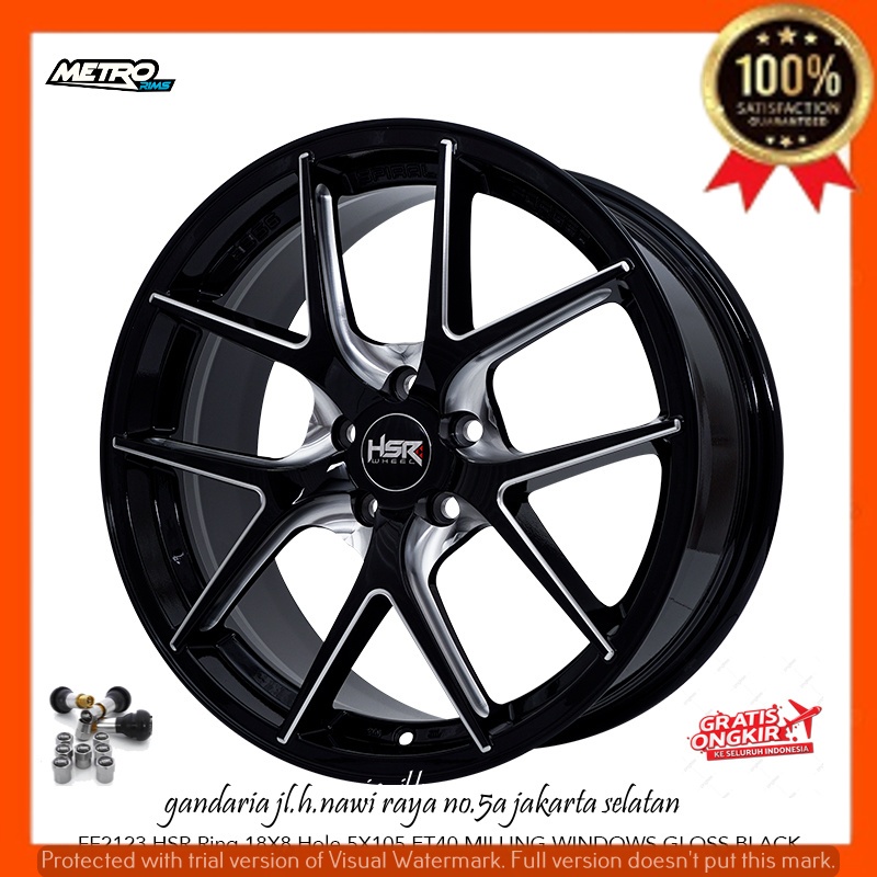 VELG PELEK RACING R18 RING 18 CHEVROLET CRUZE TRAX DLL HSR FF2123