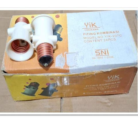 Fitting lampu kombinasi yosikawa