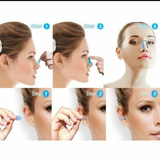 TUTUP TELINGA RENANG - EAR PLUG -TUTUP HIDUNG RENANG UNTUK ANAK DEWASA