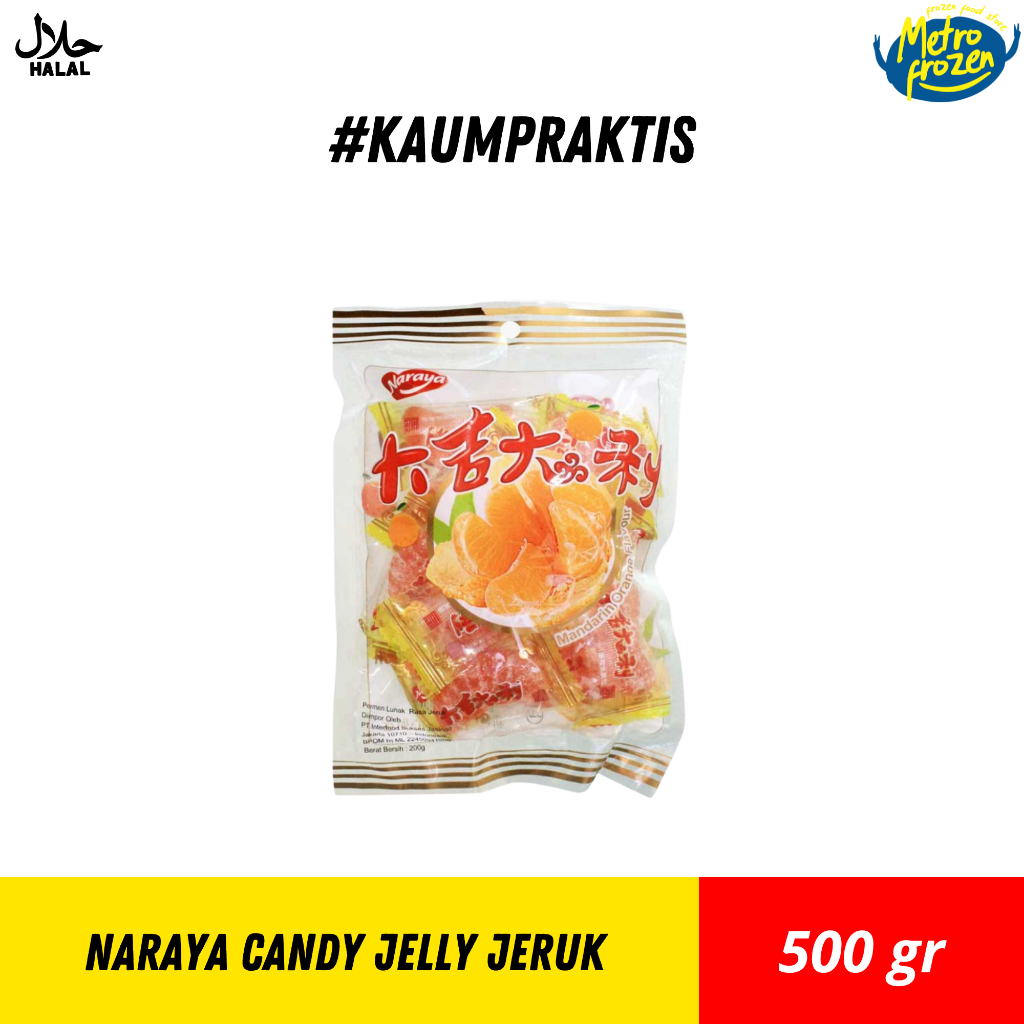 

NARAYA Candy Jely Jeruk Mandarin 500gr