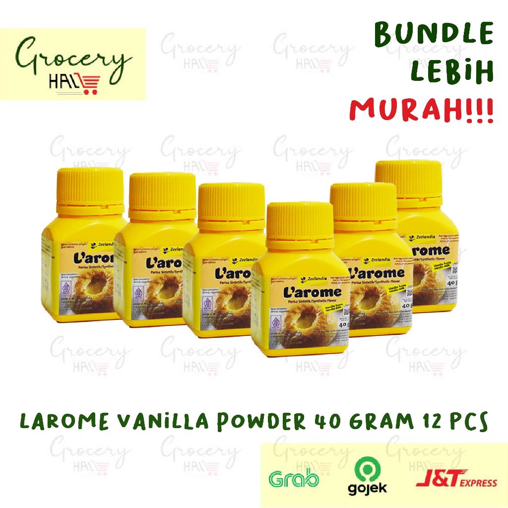 

[ HARGA BUNDLE ] LAROME VANILLA MILK POWDER 40 GRAM BUNDLE ISI 12 - PERASA VANILA BUBUK