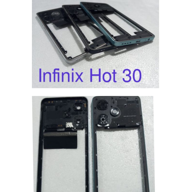 Bazzle Bezel tulang tengah tutup mesin Infinix hot 30