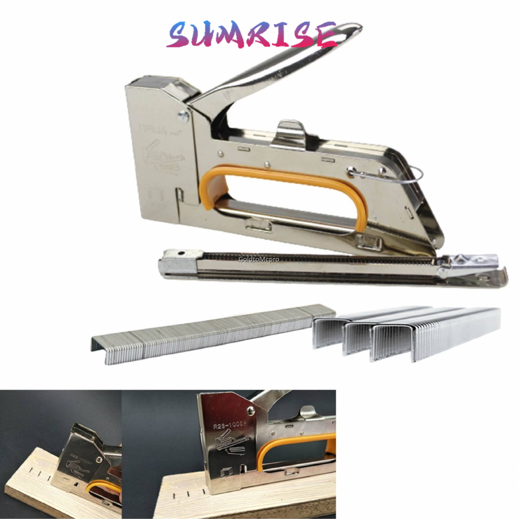 

Rapide R23 Staples Hand Gun Tacker Hekter Stapler Tembak Manual R23 Stapler Wire Refill Alat Perkakas