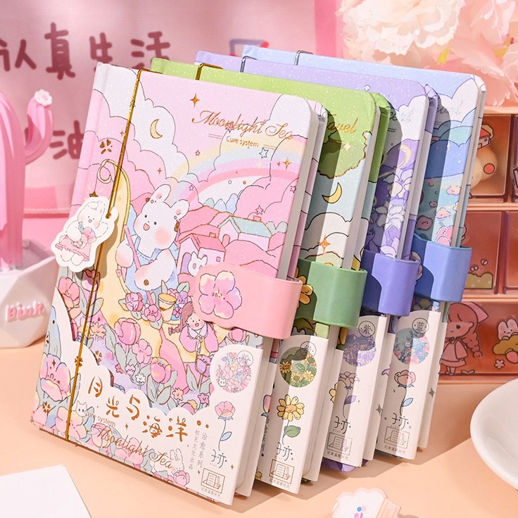 

KODE 7A6UD Buku Catatan Jurnal Diary Buku Tulis Karakter Lucu Rabbit Cute Notebook