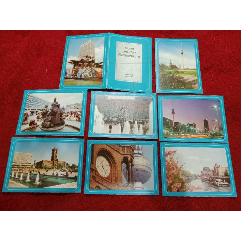 

Kartu Souvenir Jadul Jerman 8 Pcs Campur UN USED