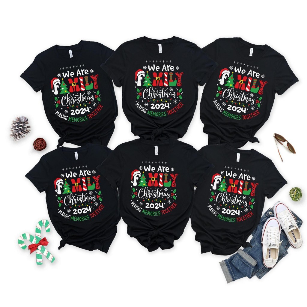 Baju Kaos Natal Couple Keluarga Dewasa Anak We Are Family Christmas | Tshirt Baju Seragam Natalan Ge