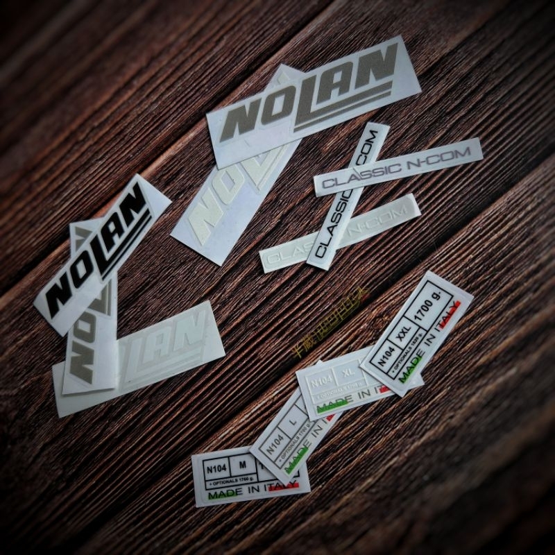Sticker Set Nolan N104 Print - Type 1