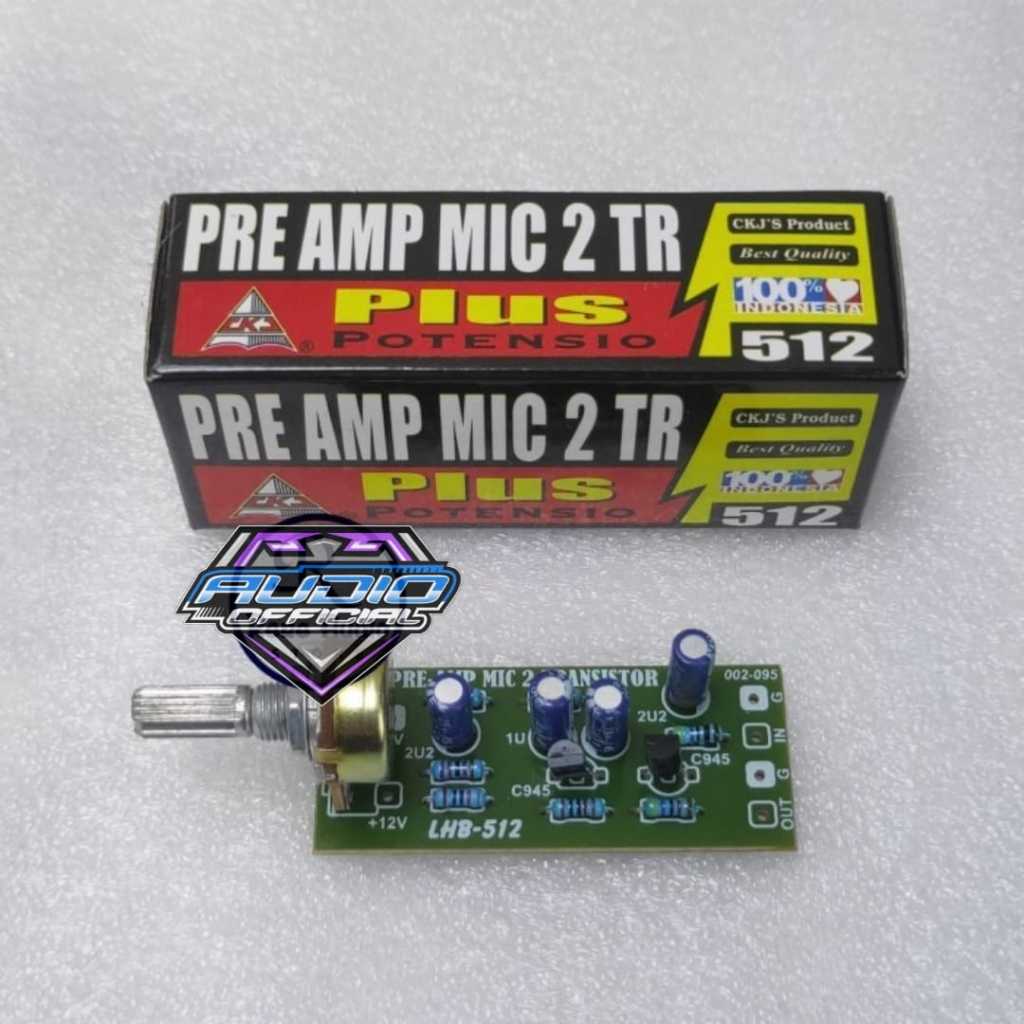 Pre Amp Mic 2 TR / PreAmp 2 Transistor Product CKJ 512 Original
