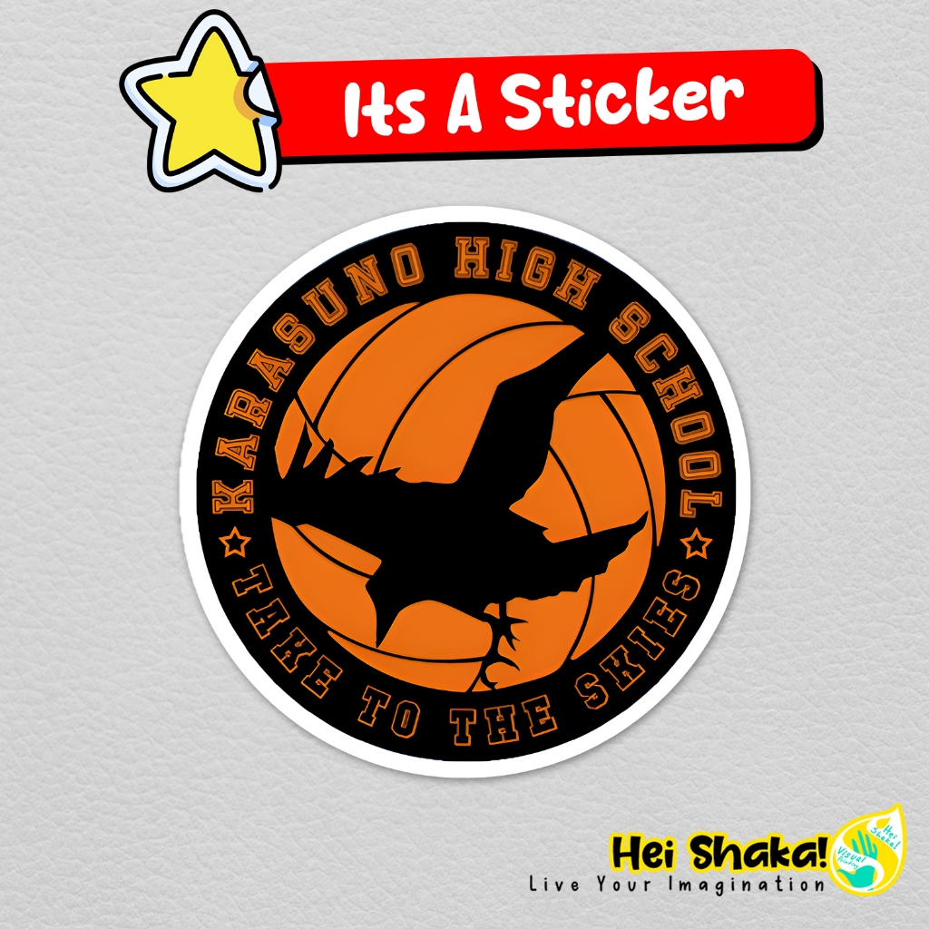 

Stiker Karasuno High School Haikyu!! Sticker Musik Indonesia Bahan Vinyl Anti Air