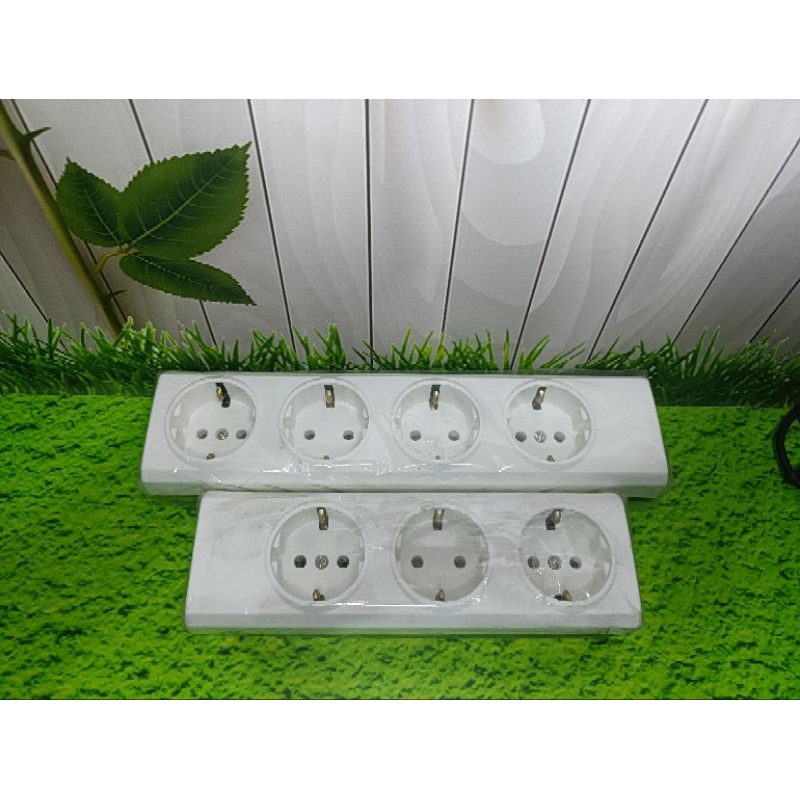 stop kontak broco 3 lubang 4lubang-terminal broco-colokan listrik broco