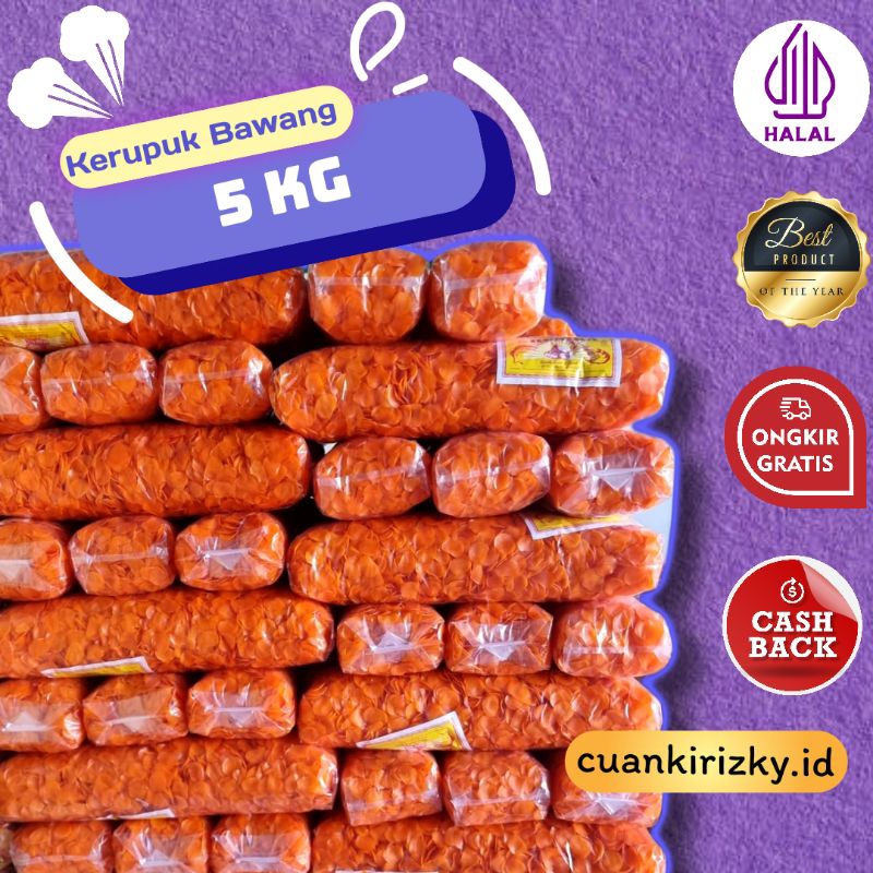 

kerupuk bawang 5 kg