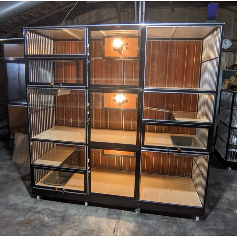 Kandang Aluminium Jumbo / Kandang Kucing Aluminium / Cat House / Elite Cathouse