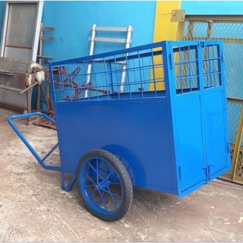 gerobak sampah besi-140×60×80