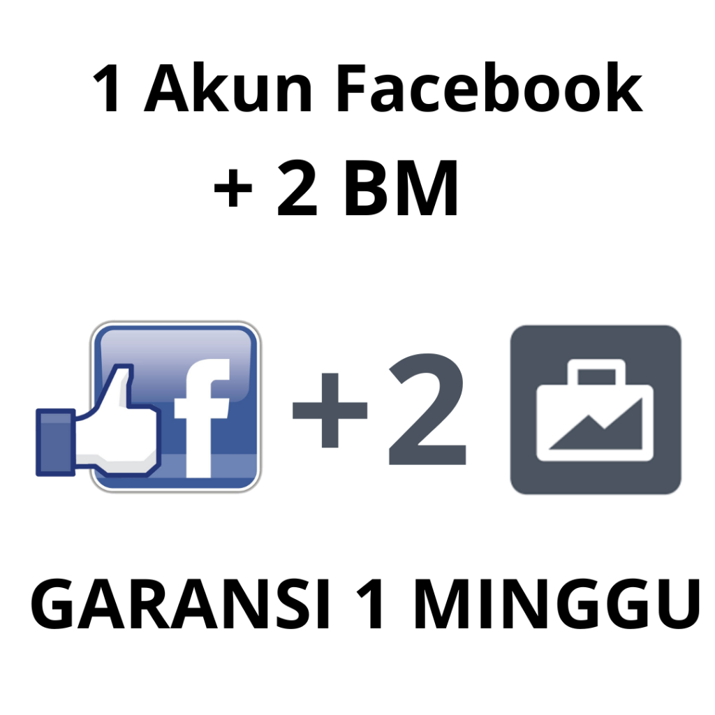 Akun Facebook + 2 BM BERGARANSI