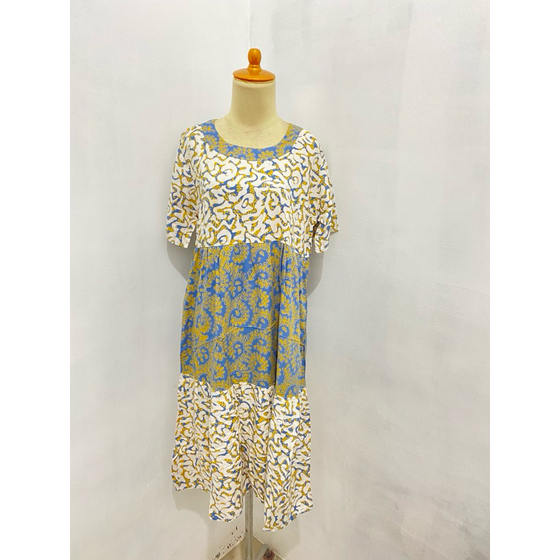 Daster lu~Za DS Std Susun Tangan Pendek