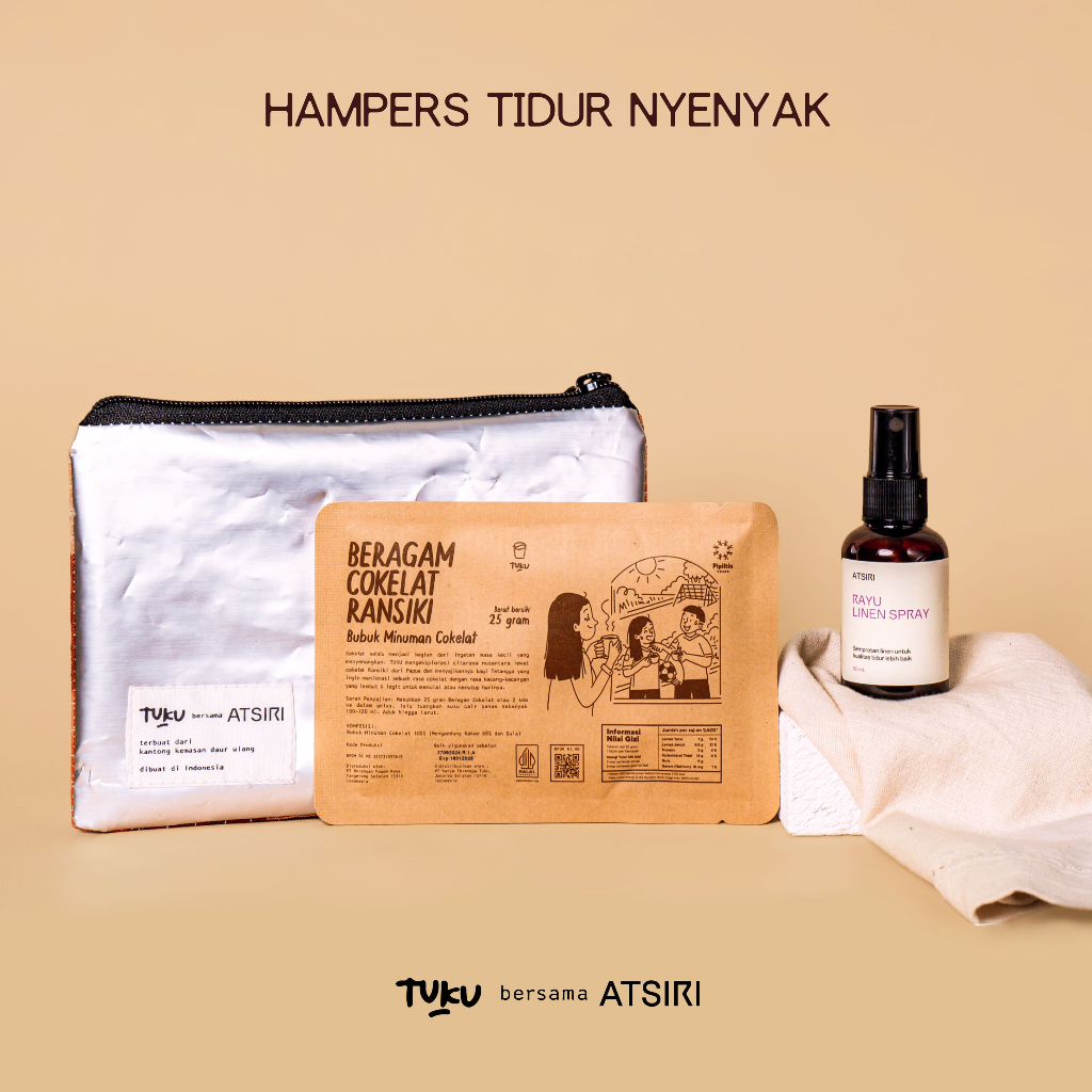 

TUKU Bersama ATSIRI Hampers Tidur Nyenyak Giftsets