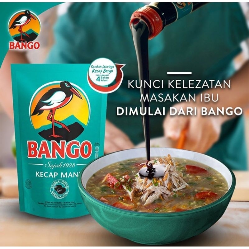 

Kecap Manis Bango Reffil 1000 g