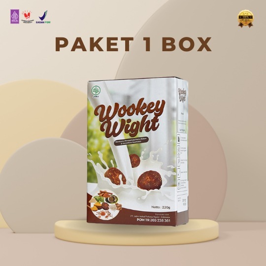 

Paket 1 Box Wookey Weight - Susu Penambah Berat Badan 220gr Paket Nutrisi