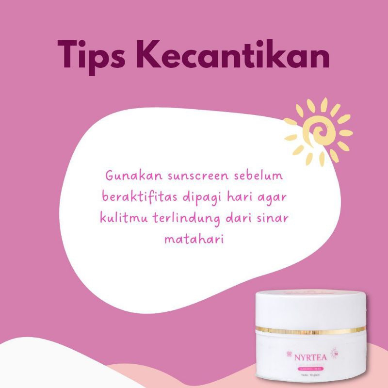 Suncreen SPF 30 by Nyrtea 1 Box (Hak Usaha / Pin)