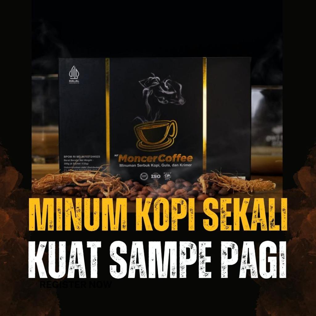 

Moceerrr Coffee Original Kopi Stamina Pria Perkasa Kuat Tahan Lama Di Ranjang Penambah Gairah BPOM