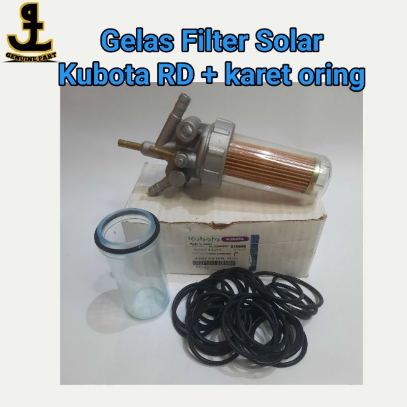 Gelas Solar Kubota RD85 + Karet Oring Gelas Filter Solar mesin traktor kubota RD85