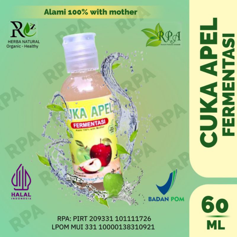 

Cuka apel rpa | cukpel fermentasi | suplemen kesehatan meningkatkan imun