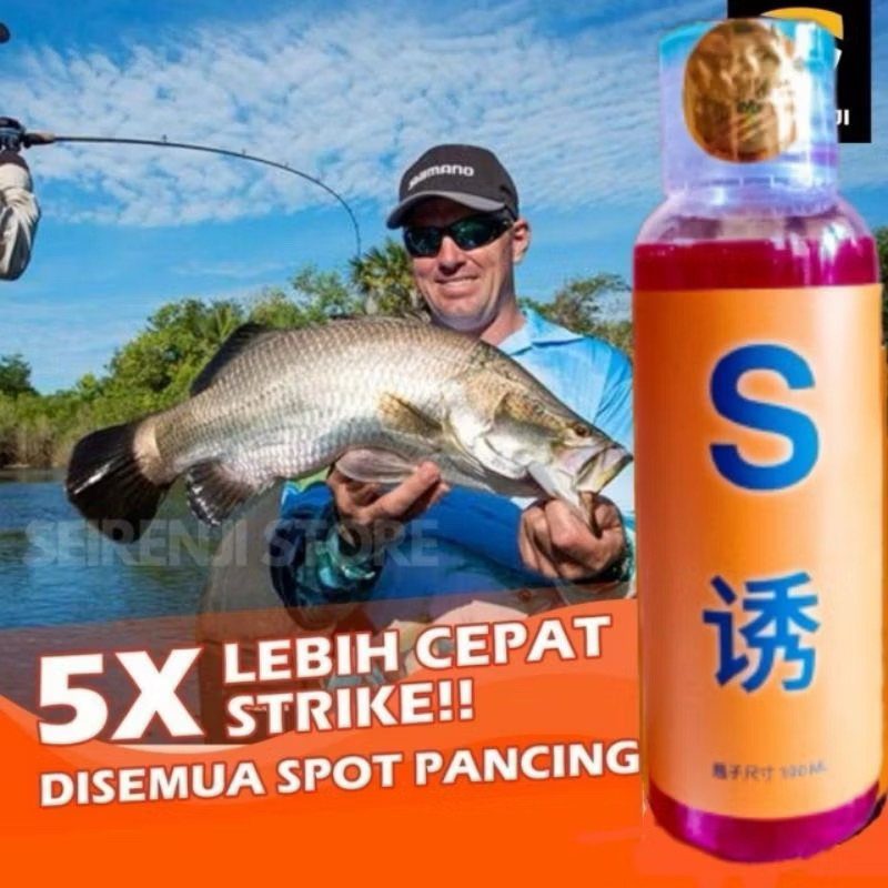 essen ikan nila mas 60 ml original aroma amis - essen setan merah