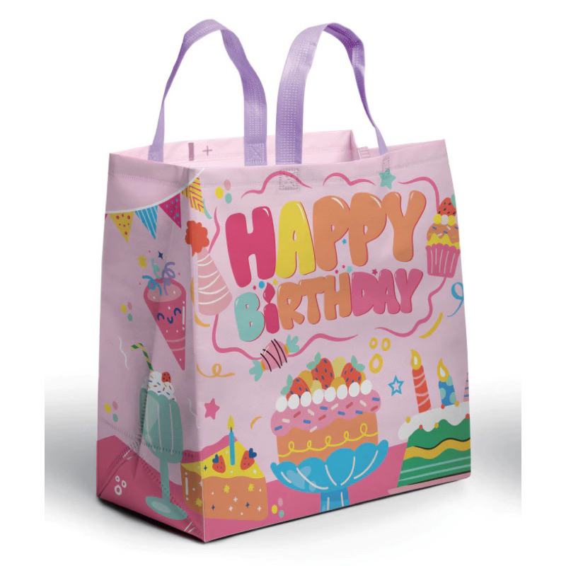

Tas Tangan Happy Birthday Tas ulang tahun goodie bag / hampers / tas souvenir/ tas kado happy birthday LABUBU / KAPIBARA tas tenteng souvenir birthday gift hampers hadiah kado