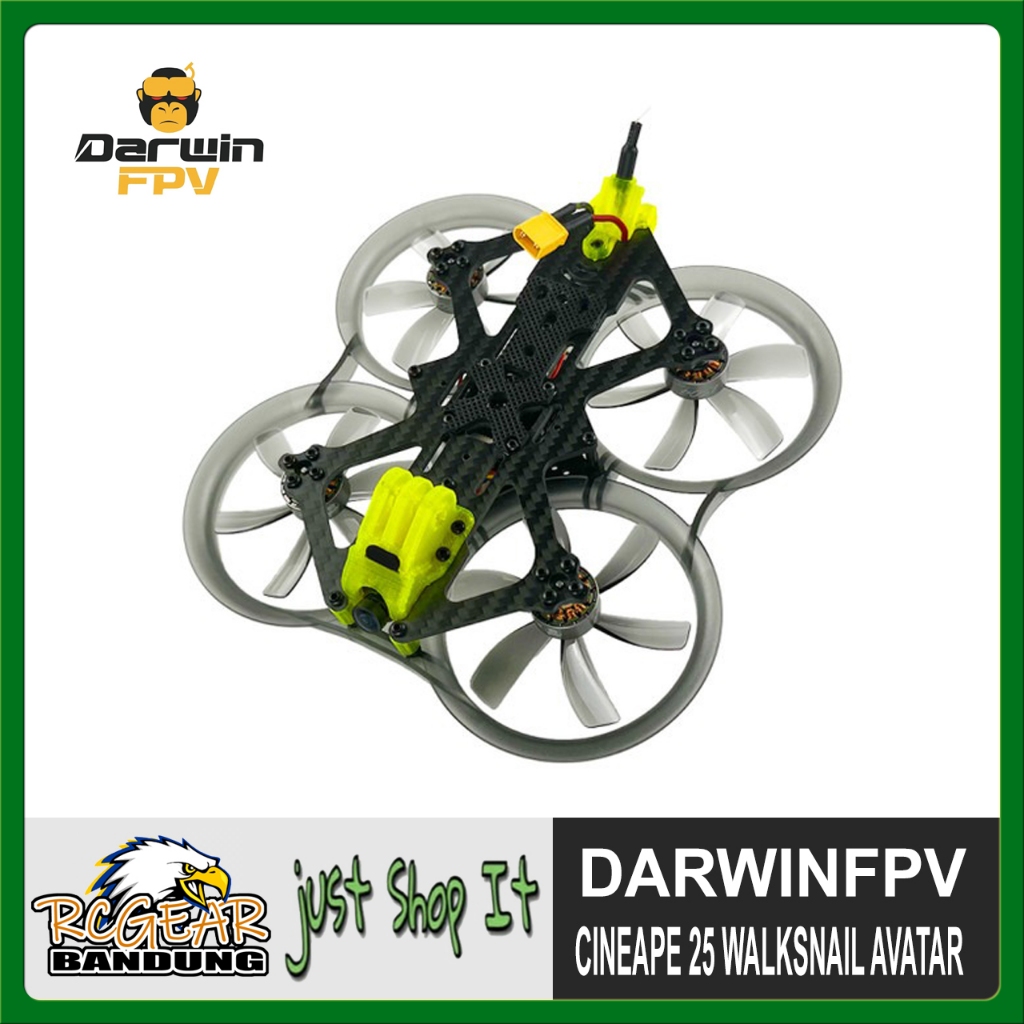 DarwinFPV CineApe 25 Cinematic Whoop FPV Drone HD Walksnail Avatar PNP