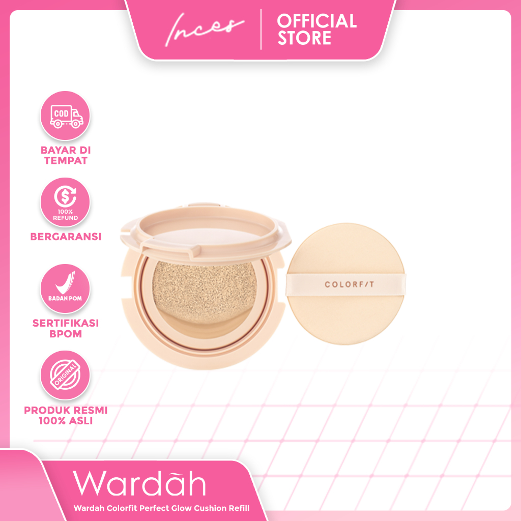 INCES - Wardah Colorfit Perfect Glow Cushion Refill