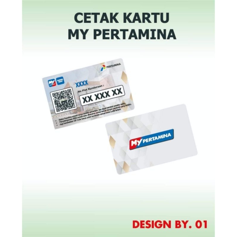 

Kartu My Pertamina Bahan PVC