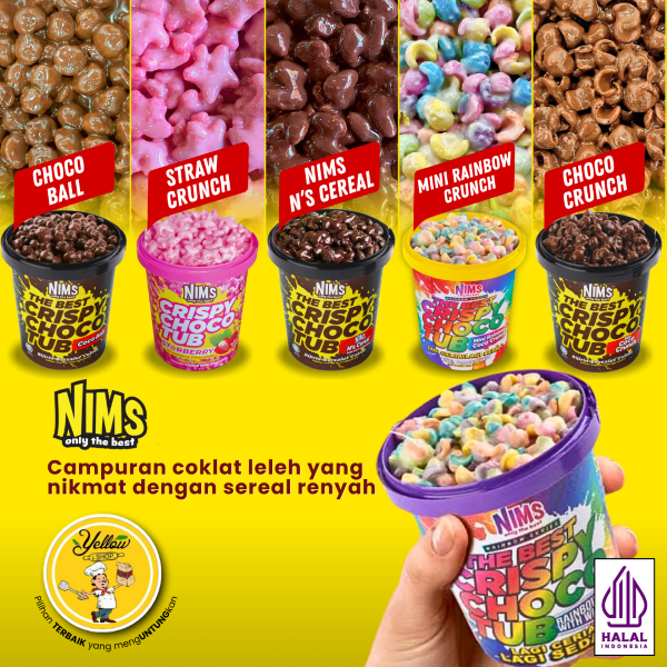 

NIMS ONLY THE BEST CEREAL 60GR / CAMPURAN COKLAT LELEH DENGAN CEREAL 60GR