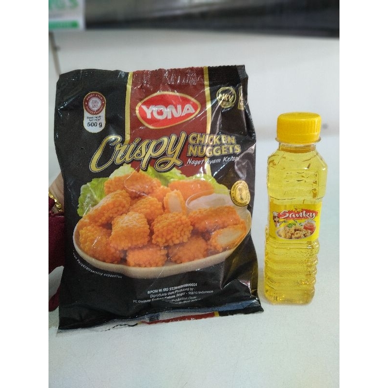 

naget yona krispy 500gr bonus minyak