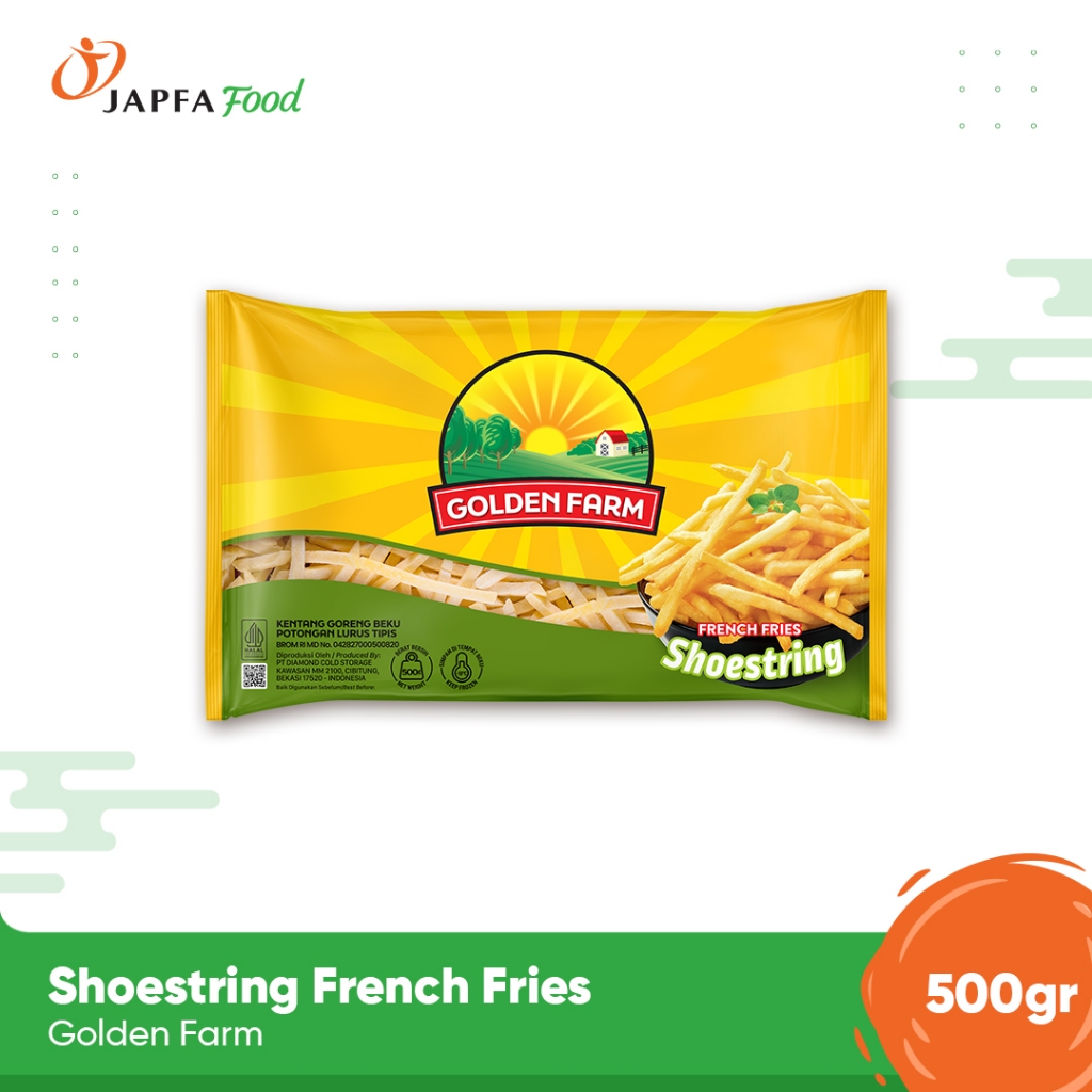 

Golden Farm Kentang Goreng / Shoestring French Fries 500gr