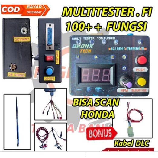 Multitester INJEKSI 13 FUNGSI 5 FUNGSI | Tester injector | Scanner Manual FI