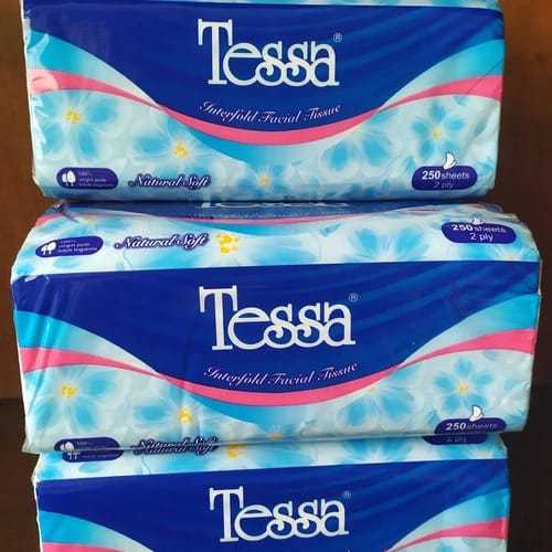 (1 Karton)TESSA/tissu natural soft 250 sheets 2ply