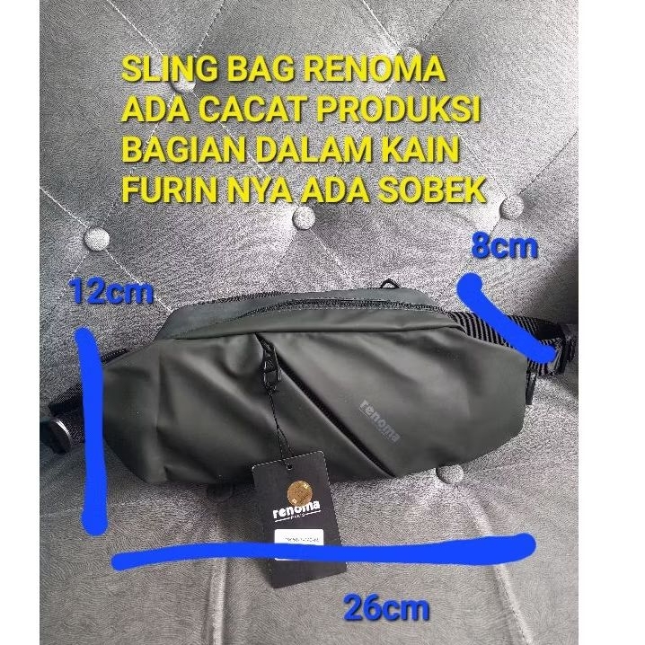 SLING BAG RE NOMA ADA CACAT PRODUKSI (SECOND)