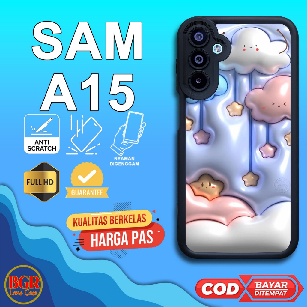Case Samsung A15 Casing Hp Samsung A15 [ CUTE 10 ] Hardcase Softcase Premium Glossy Case Hp