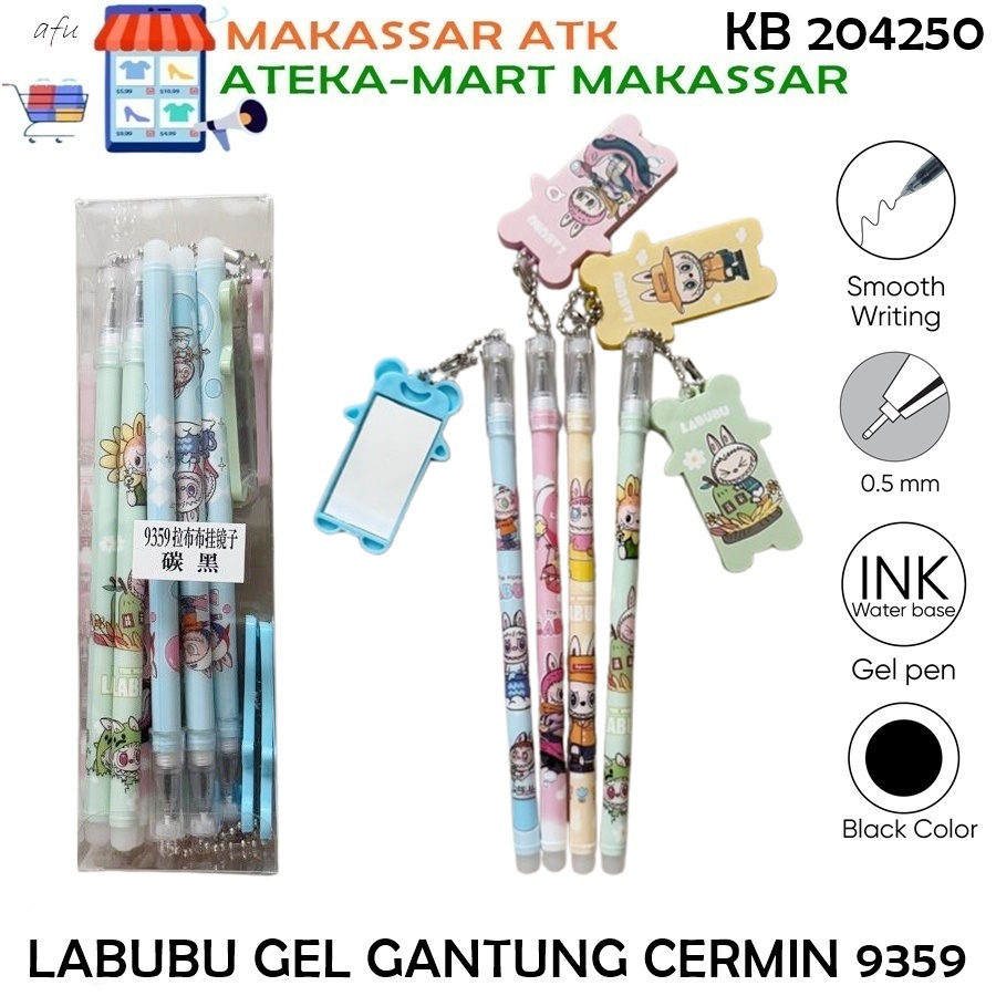 

[BOX/12PCS] KUROMI LABUBU GEL PEN GANTUNGAN LUCU UNIK 2307 9121 CAPYBARA