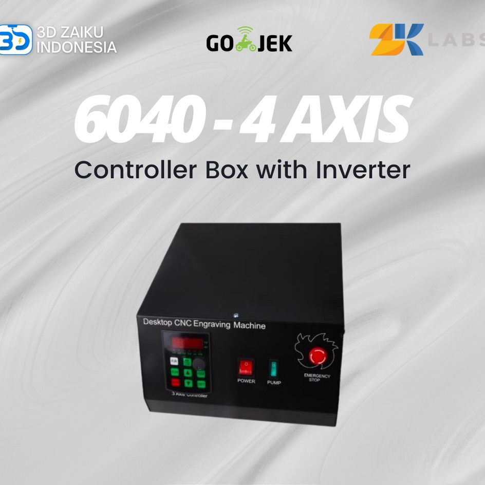 CNC Router 6040 4 Axis Controller Box with Inverter