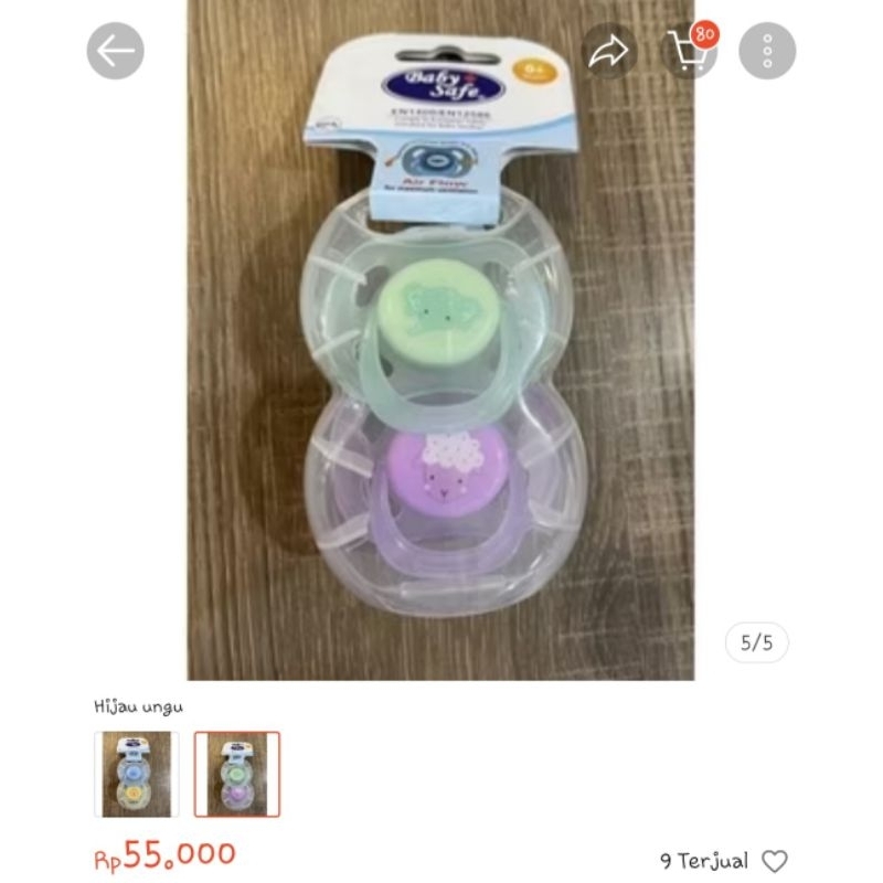 Empengbayi/dot bayi baby safe BARU