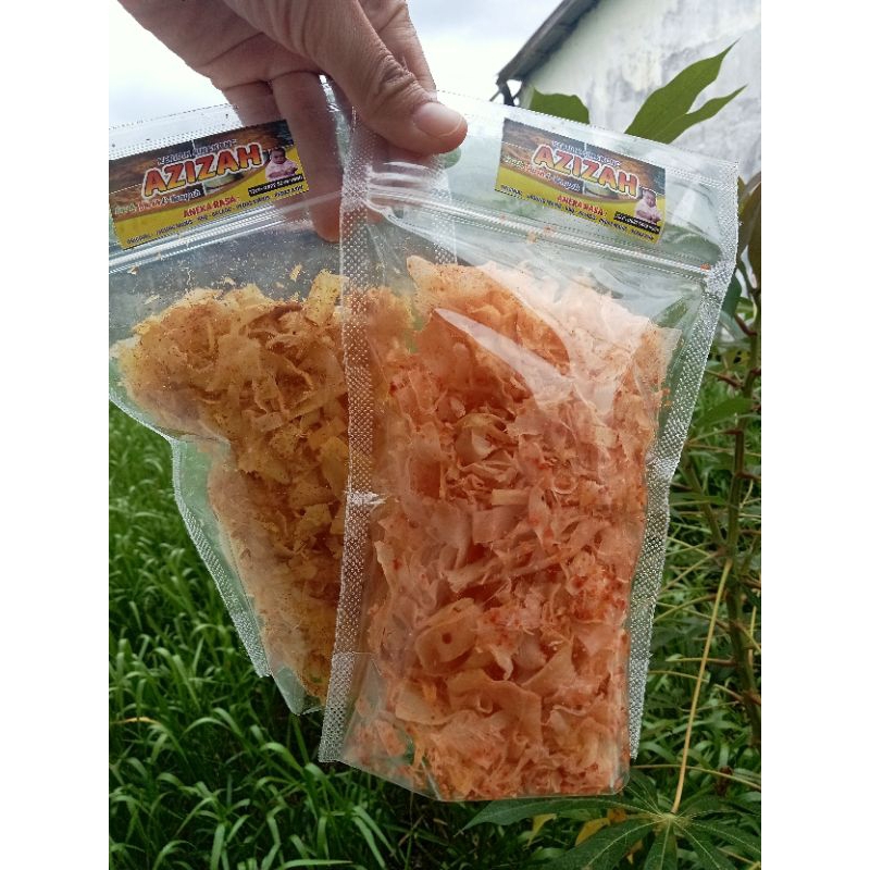 

keripik singkong tipis aneka rasa/ pedas asin/ manis asin/bbq /100gr