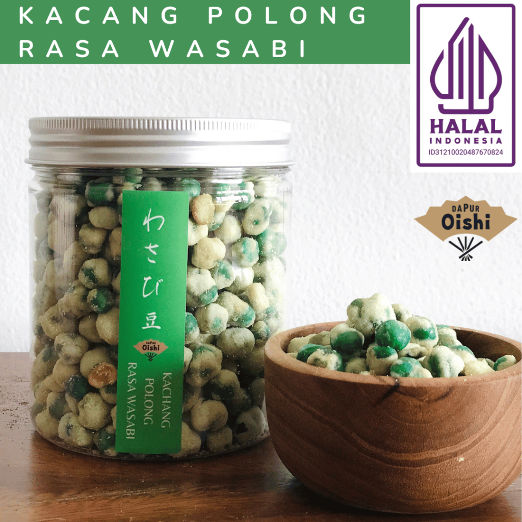 

Wasabi Green Pea [ HALAL ] | Kacang Polong Hijau Ijo Rasa Wasabi Jepang Snack | Dapur Oishi