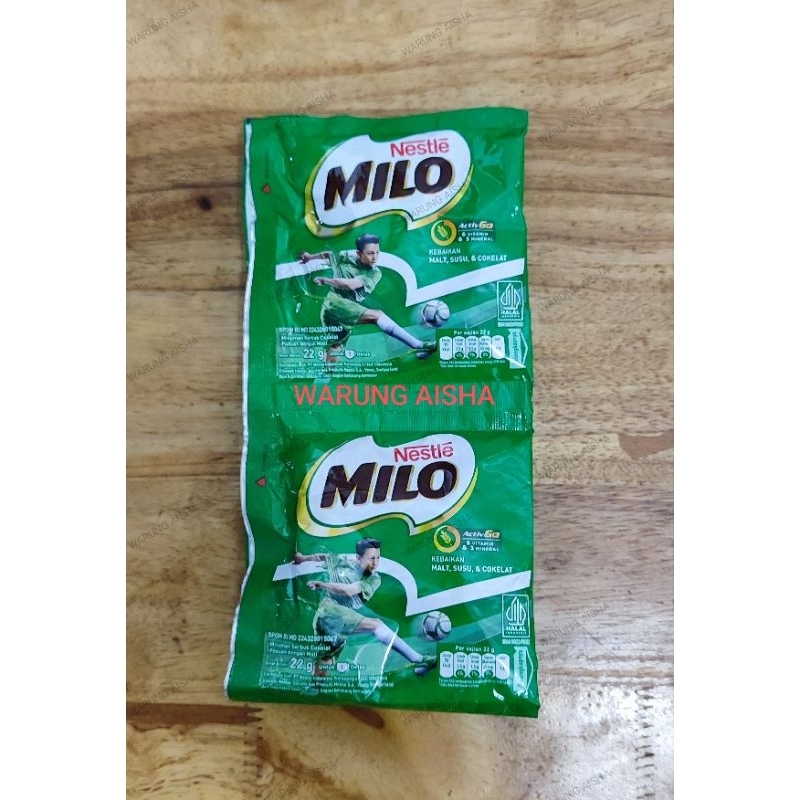 

Bubuk Minuman Milo Active Go 22 gr per renteng isi 10