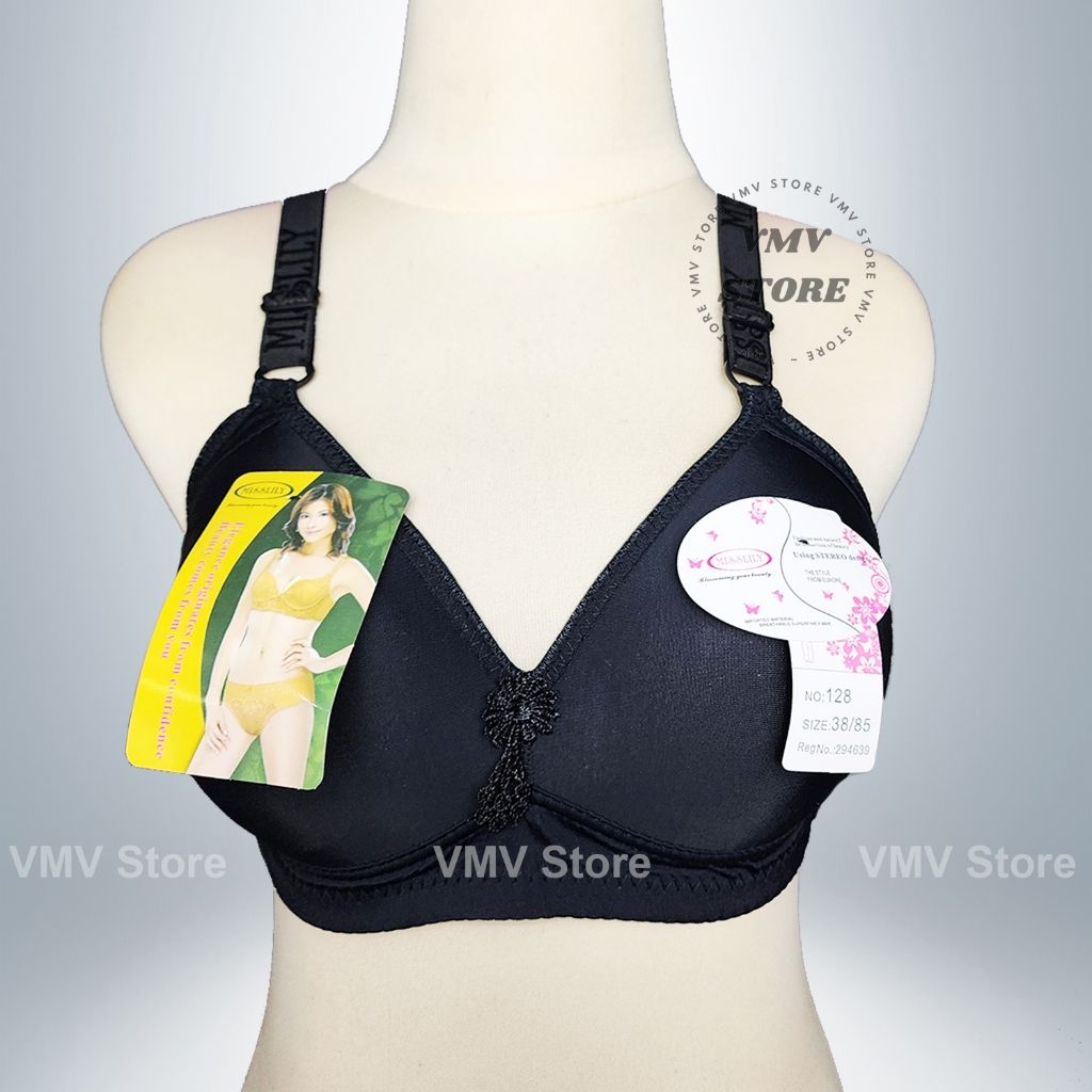 Bu Bh Jumbo Misslily 128 N Cup C Besar Bra Wanita Tanpa Kawat Kait 3