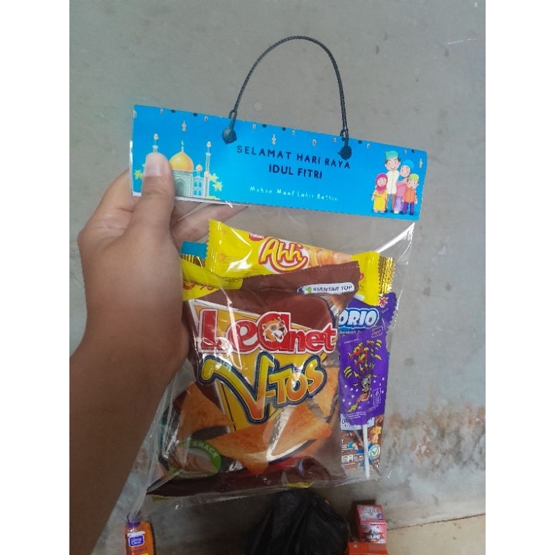 

Parsel snack lebaran anak murah|snack ulang tahun murah