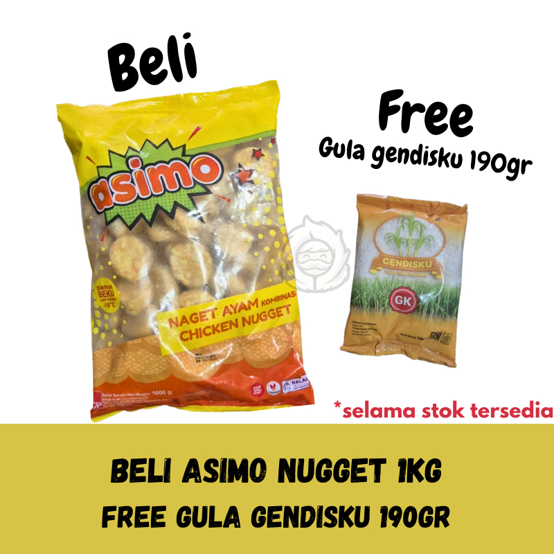 

Asimo Chicken Nugget 1kg | Nugget Ayam