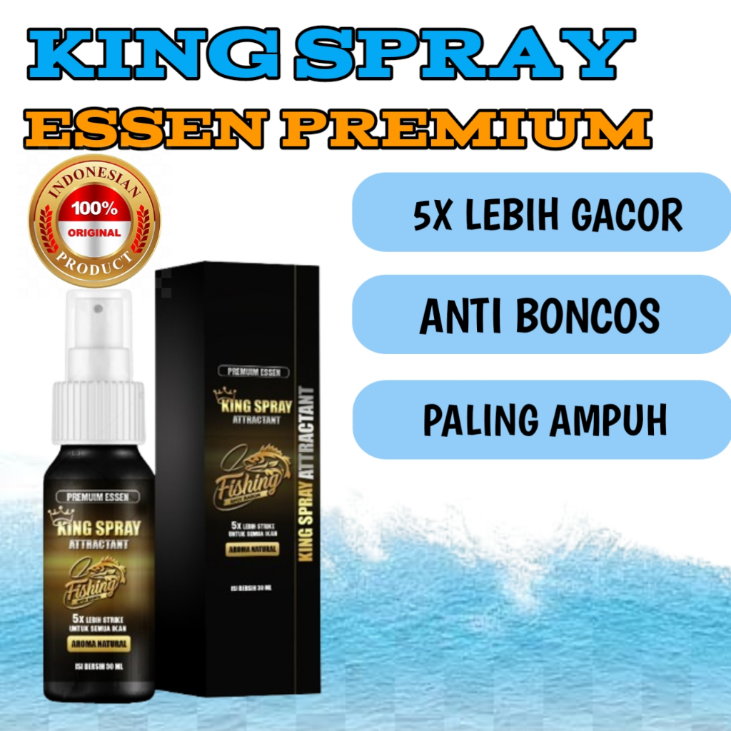 Essen Ikan King Spray Attractan Oplosan Semua Jenis Ikan Paling Gacor Di Semua Media Air,Kakap,Lele,