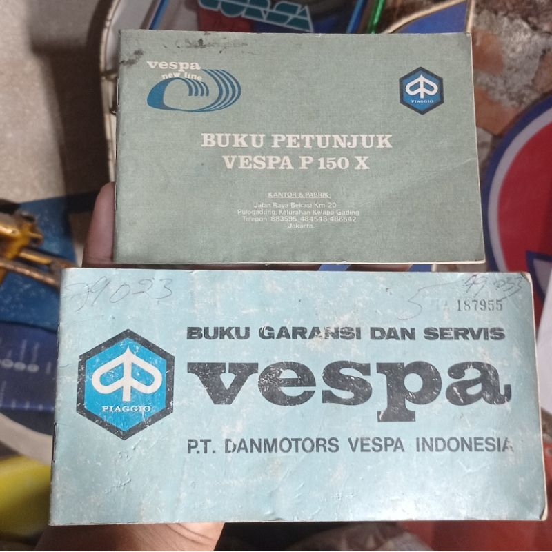 buku manual vespa / manual book vespa
