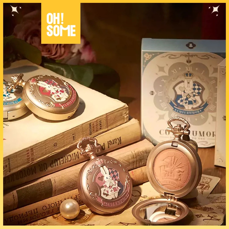 OHSOME-CUTE RUMOR  Wonderland Tea Party pocket watch blush 4g
